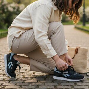 Reebok Ultra Flash Lace Up Rubber Sole Casual Lifestyle Sneakers NIB NWT (Blue)